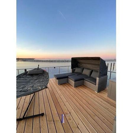 Hausboot Fjord Haven Mit Biosauna In Barth Eksteriør bilde