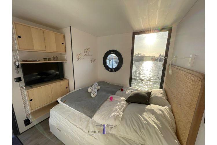 Hausboot Fjord Haven Mit Biosauna In Barth Eksteriør bilde