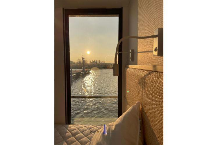 Hausboot Fjord Haven Mit Biosauna In Barth Eksteriør bilde